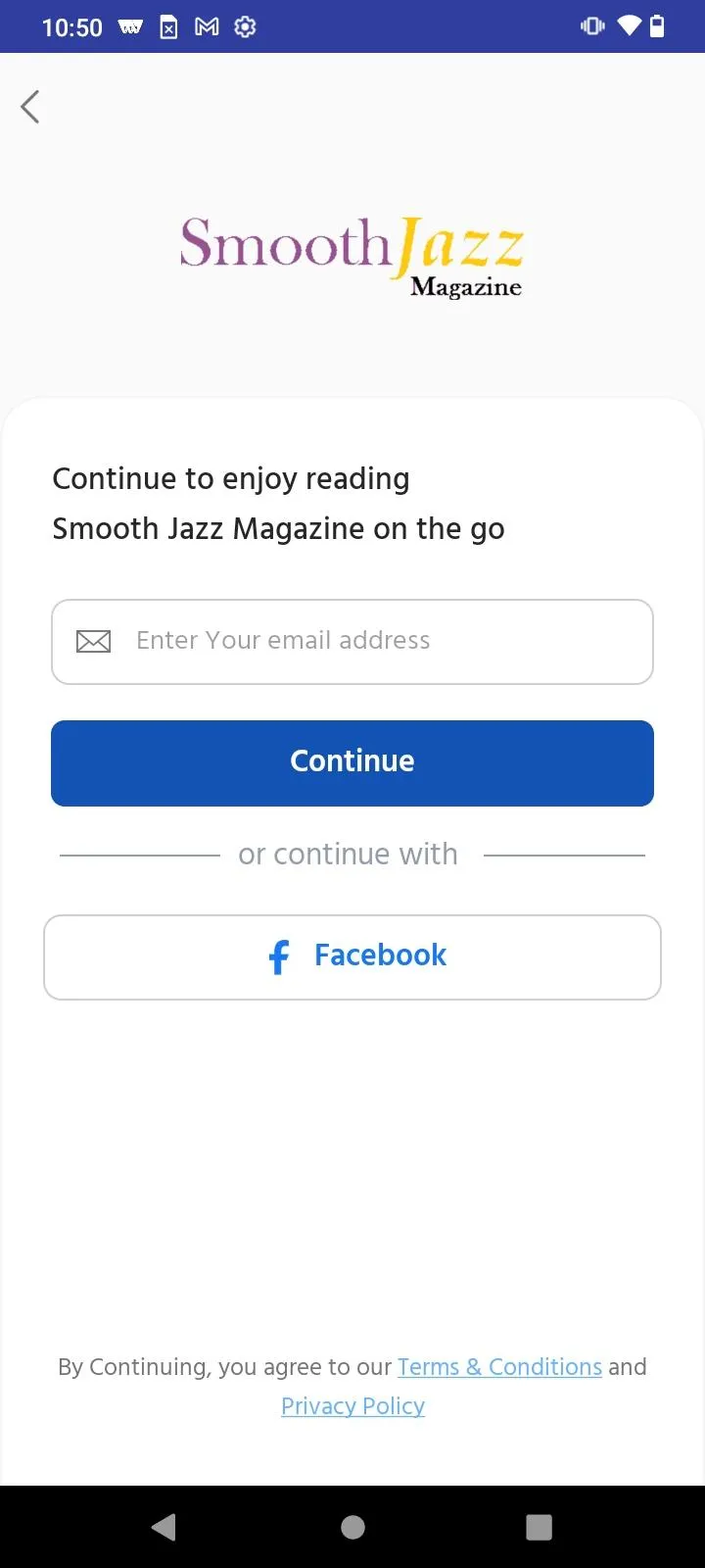 Smooth Jazz Magazine | Indus Appstore | Screenshot