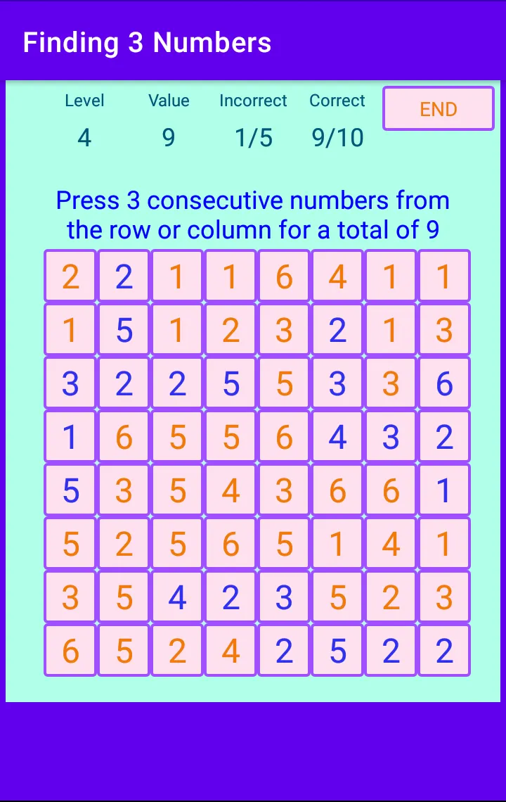 Finding 3 numbers | Indus Appstore | Screenshot