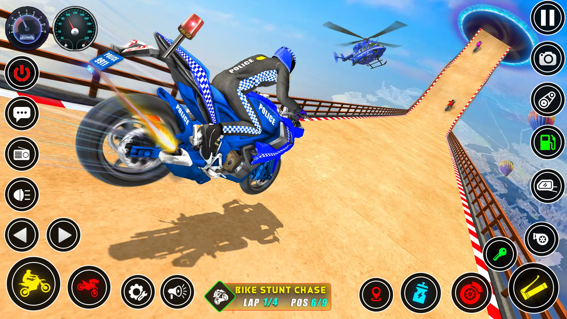 Police bike Stunt Bike Racing | Indus Appstore | Screenshot