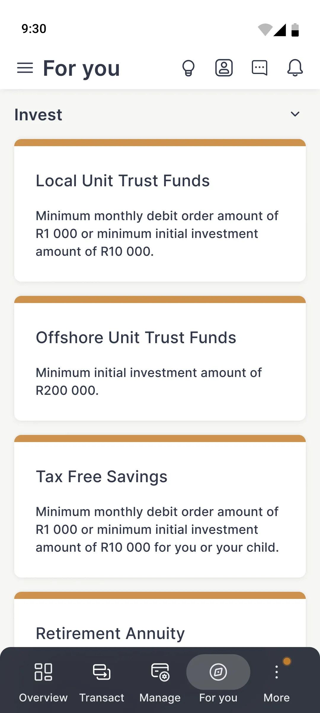 Investec Private Client | Indus Appstore | Screenshot