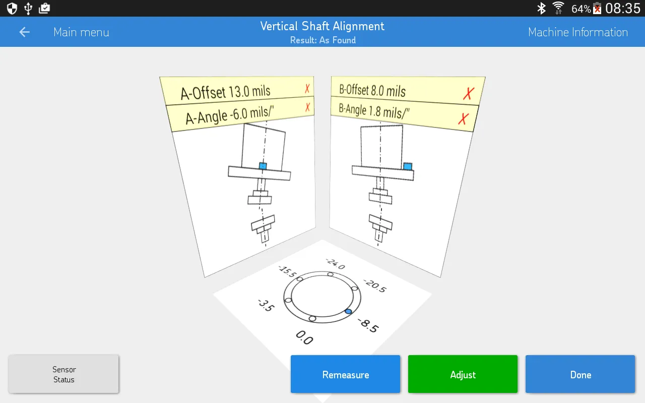 SKF Vertical shaft alignment  | Indus Appstore | Screenshot