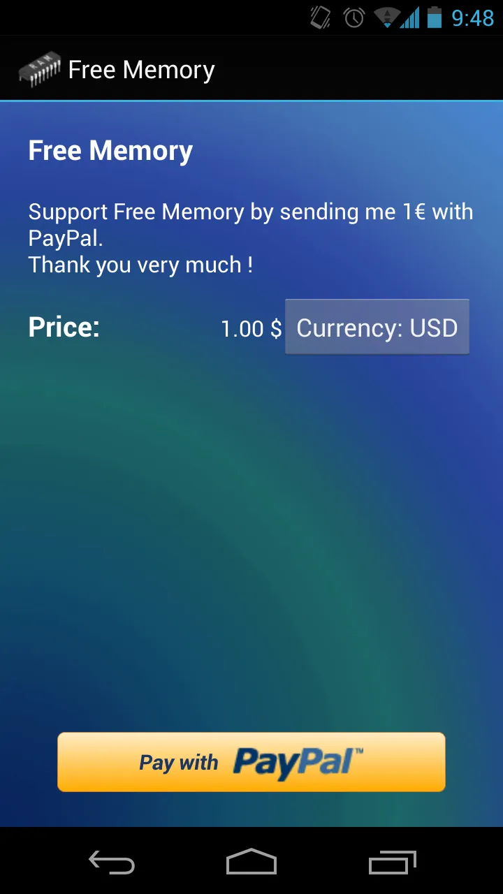 Free Memory (RAM Widget) | Indus Appstore | Screenshot