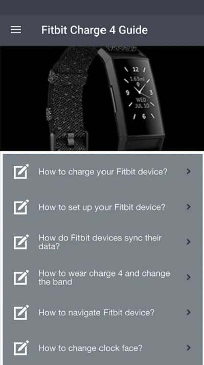 Fitbit Charge 4 Guide | Indus Appstore | Screenshot