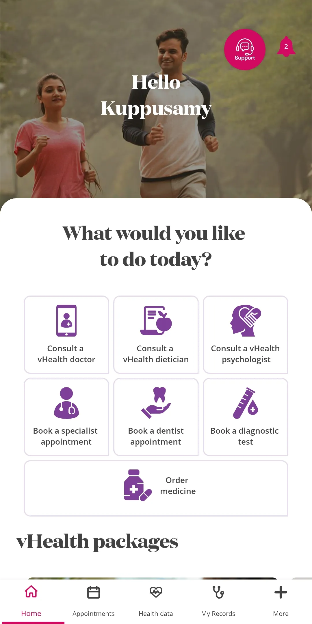 MediBuddy vHealth (India) | Indus Appstore | Screenshot