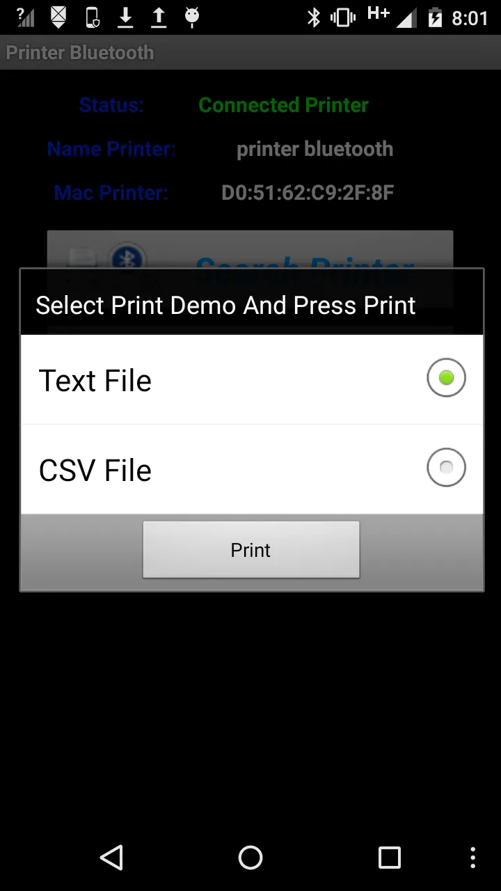 Printer Bluetooth | Indus Appstore | Screenshot