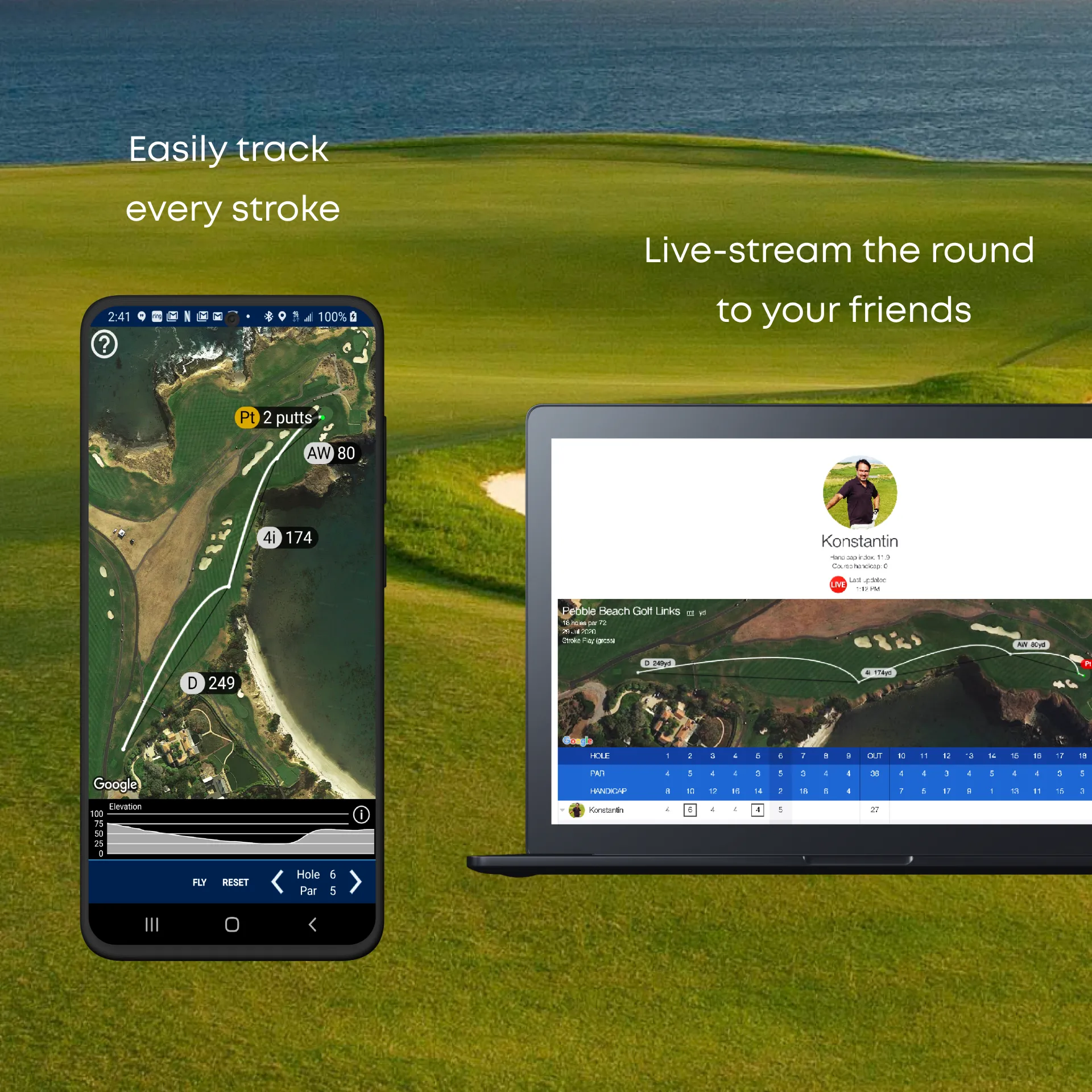 Golf Pad: Golf GPS & Scorecard | Indus Appstore | Screenshot