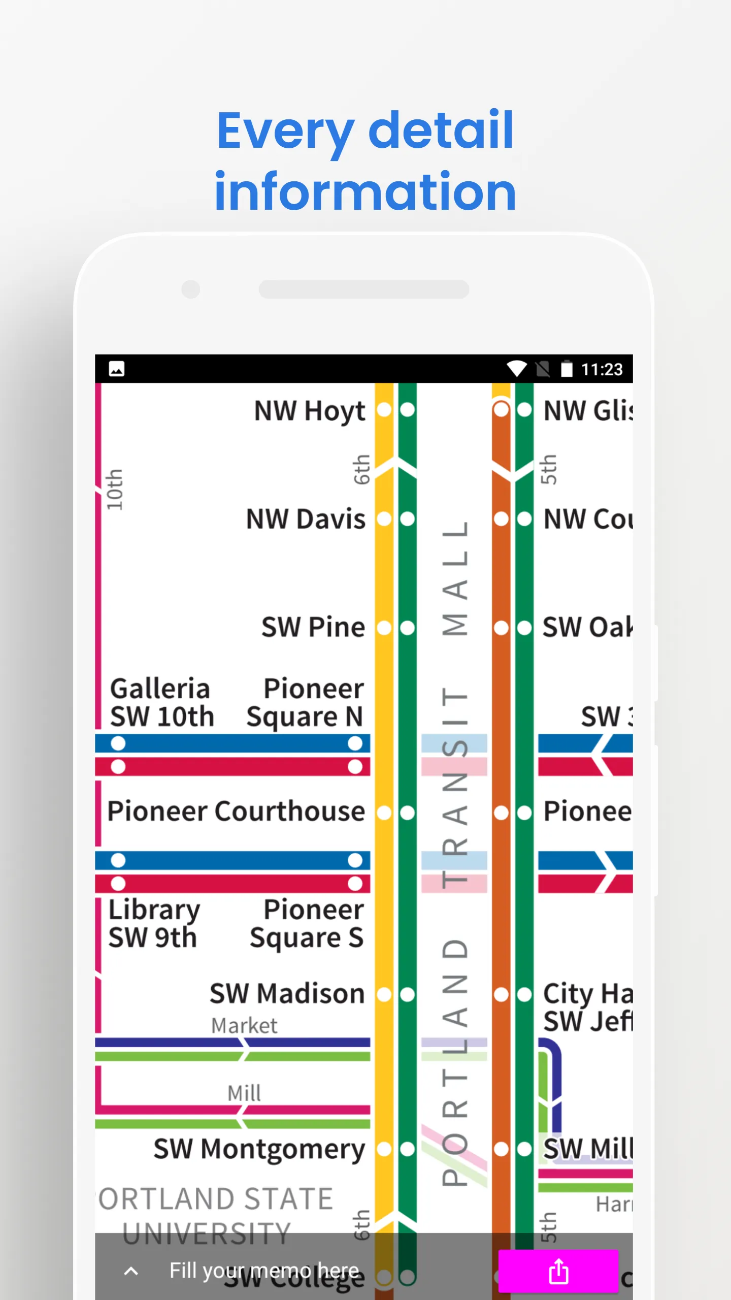 Portland Bus Rail Travel Guide | Indus Appstore | Screenshot