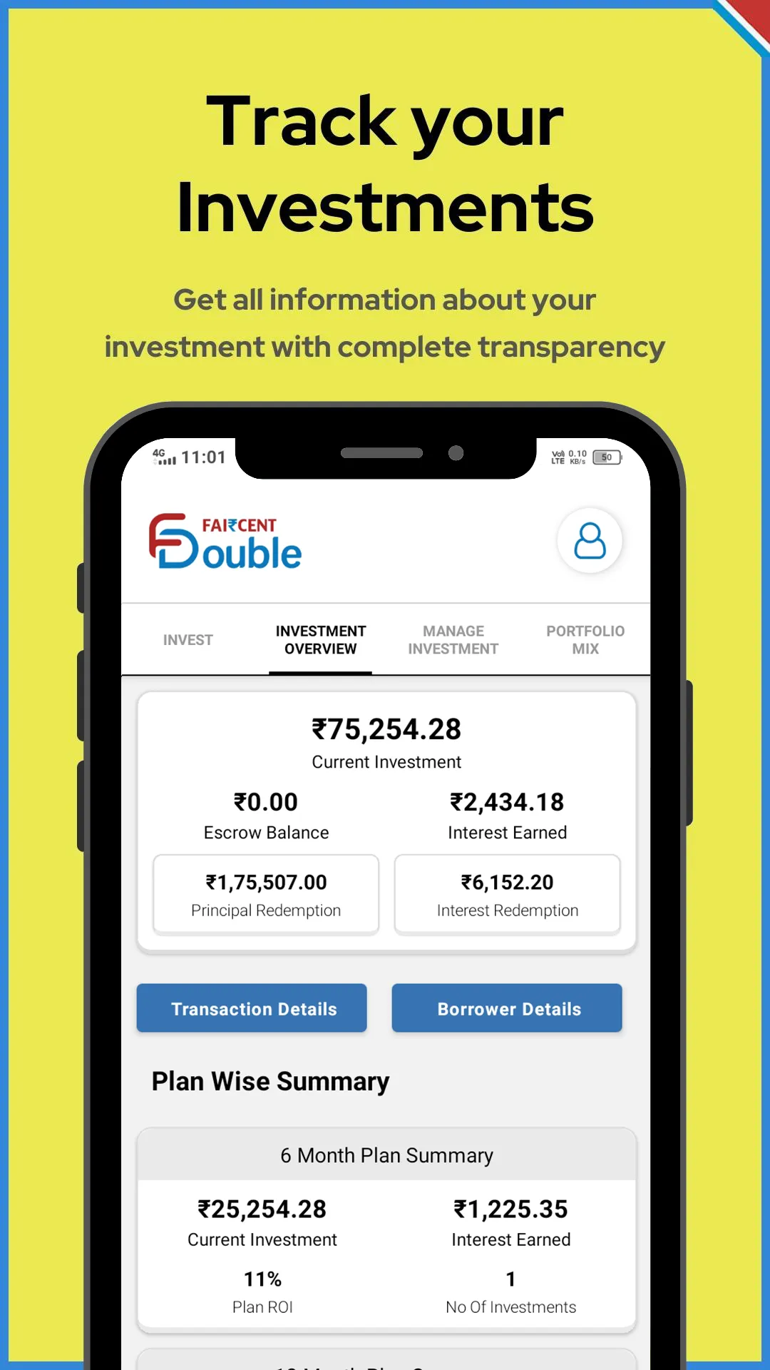 Faircent Double: Invest & Earn | Indus Appstore | Screenshot