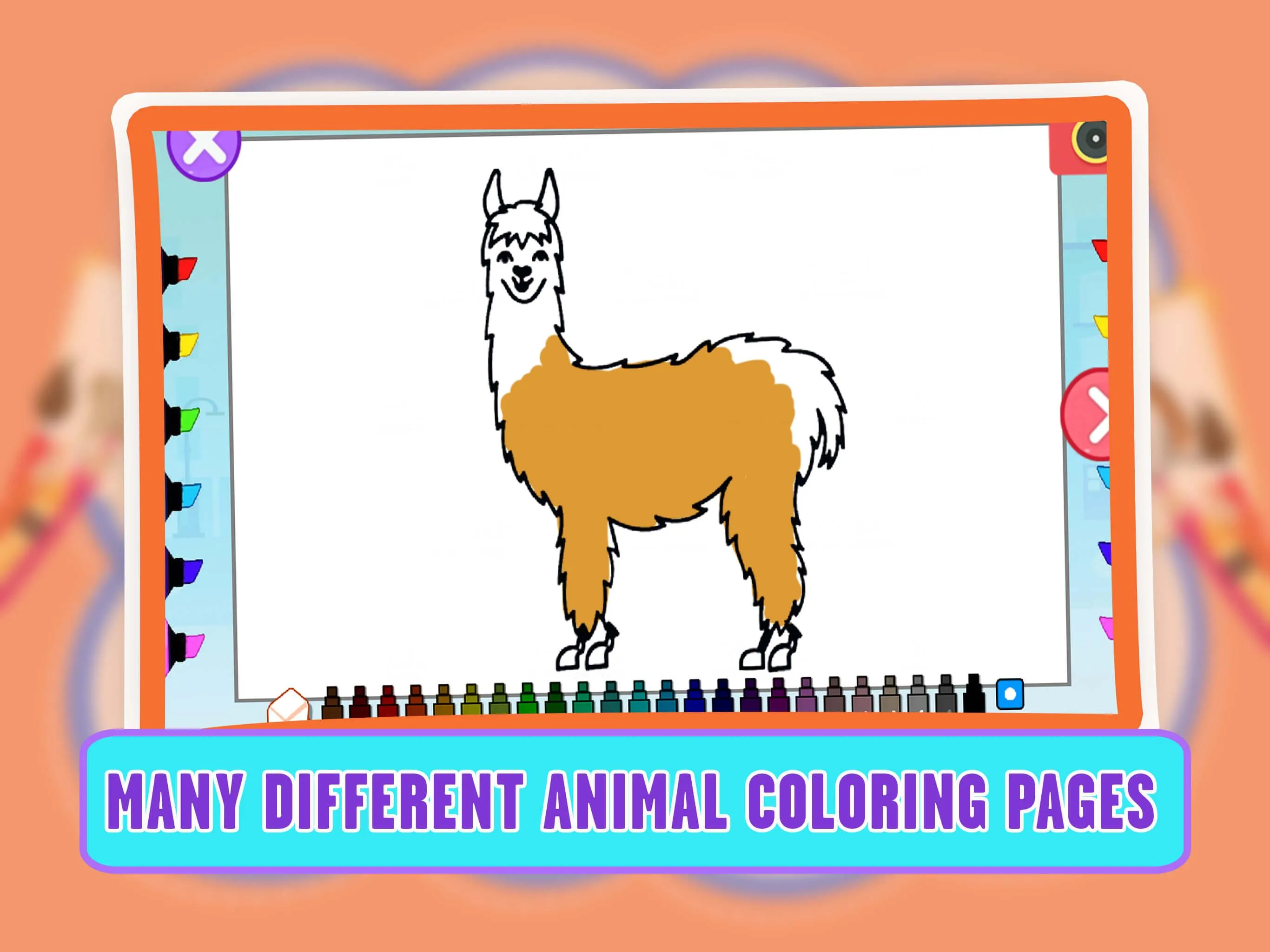 Learning Animal Coloring Games | Indus Appstore | Screenshot