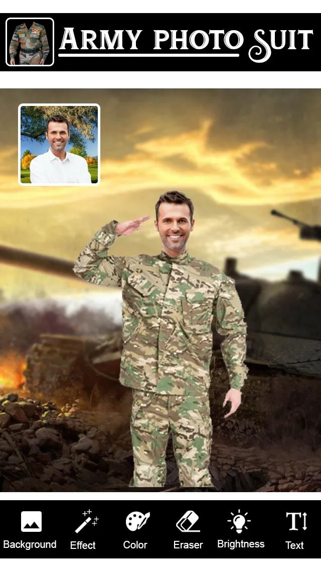 Army Suit Photo Editor | Indus Appstore | Screenshot