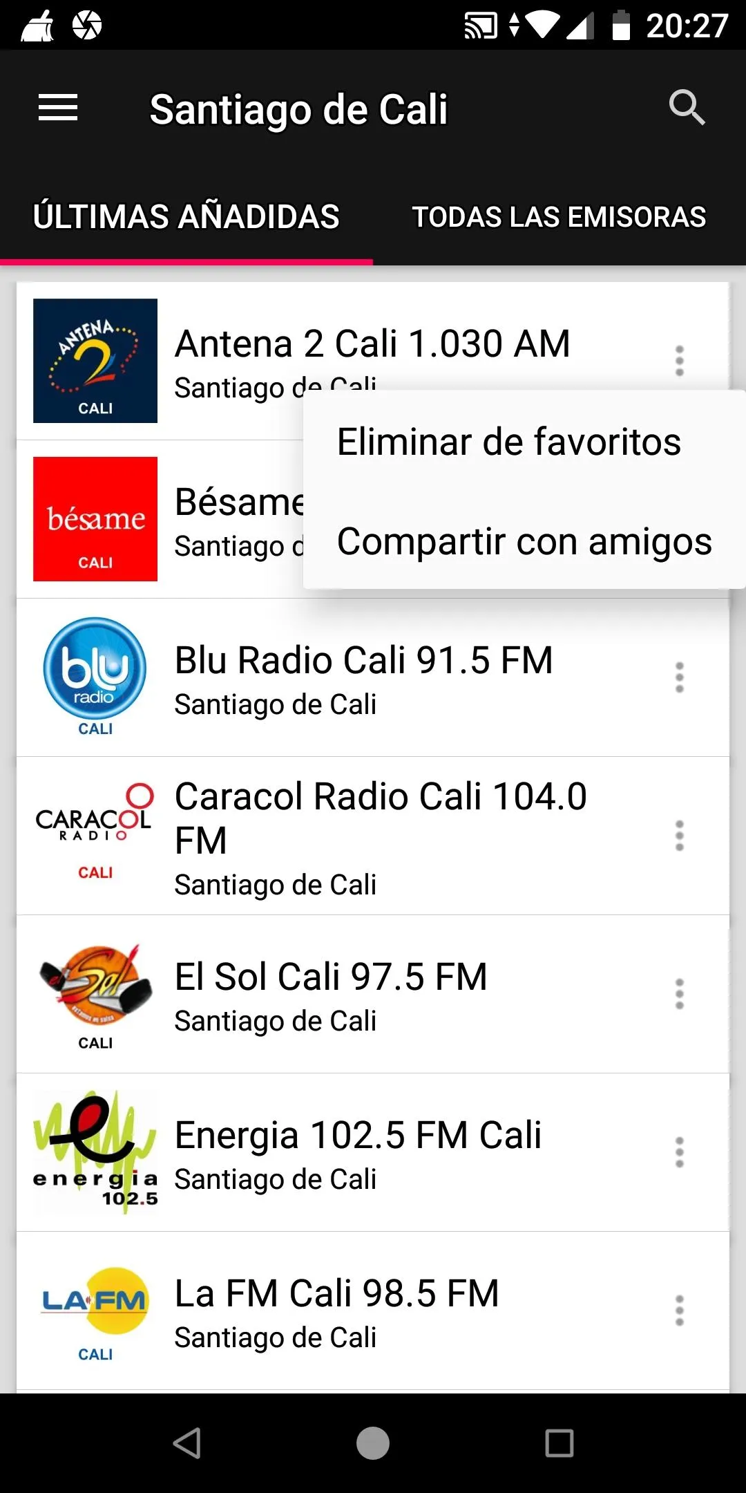 Cali Radio Stations | Indus Appstore | Screenshot