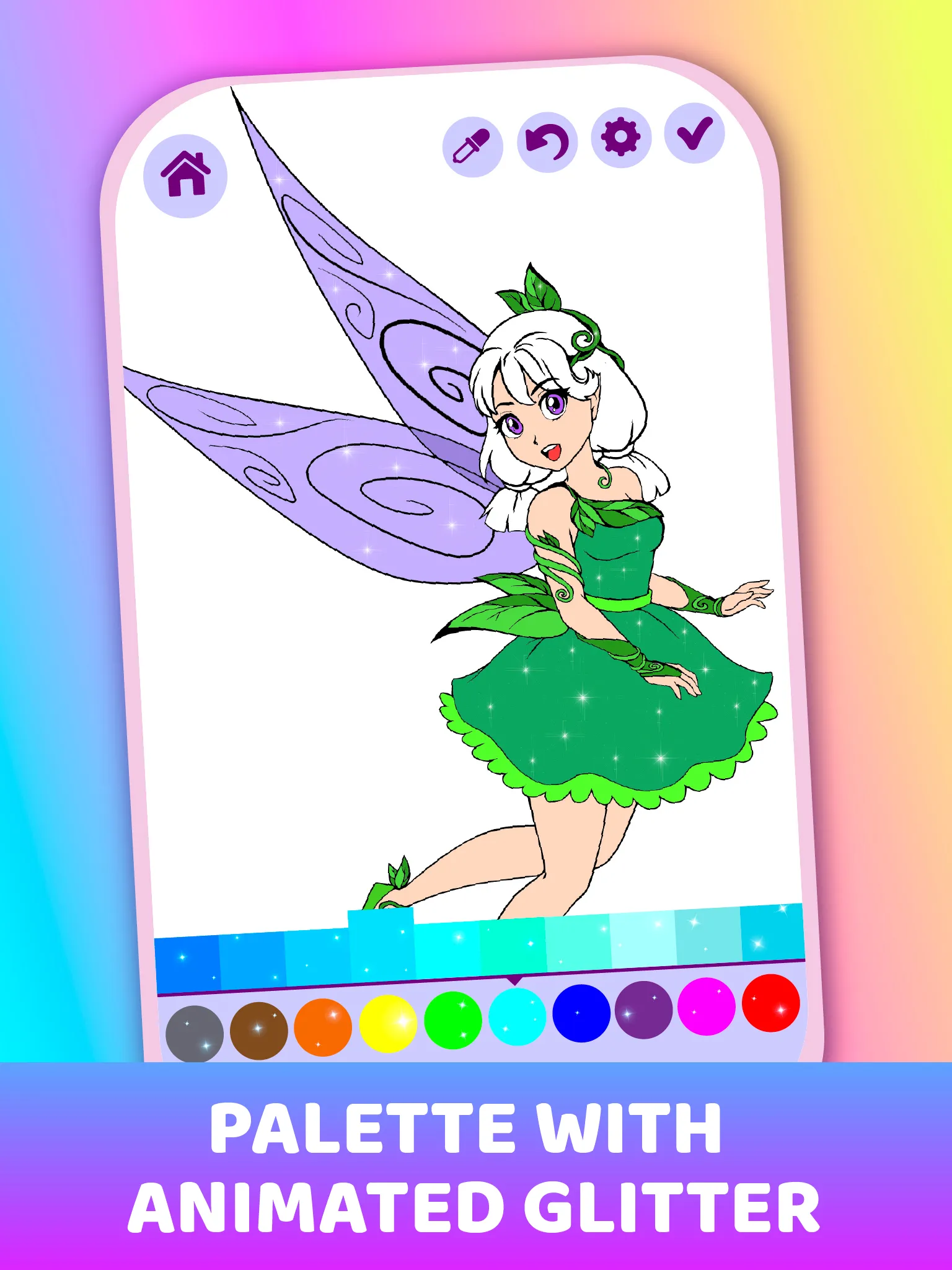 Fairies Coloring Book for Kids | Indus Appstore | Screenshot