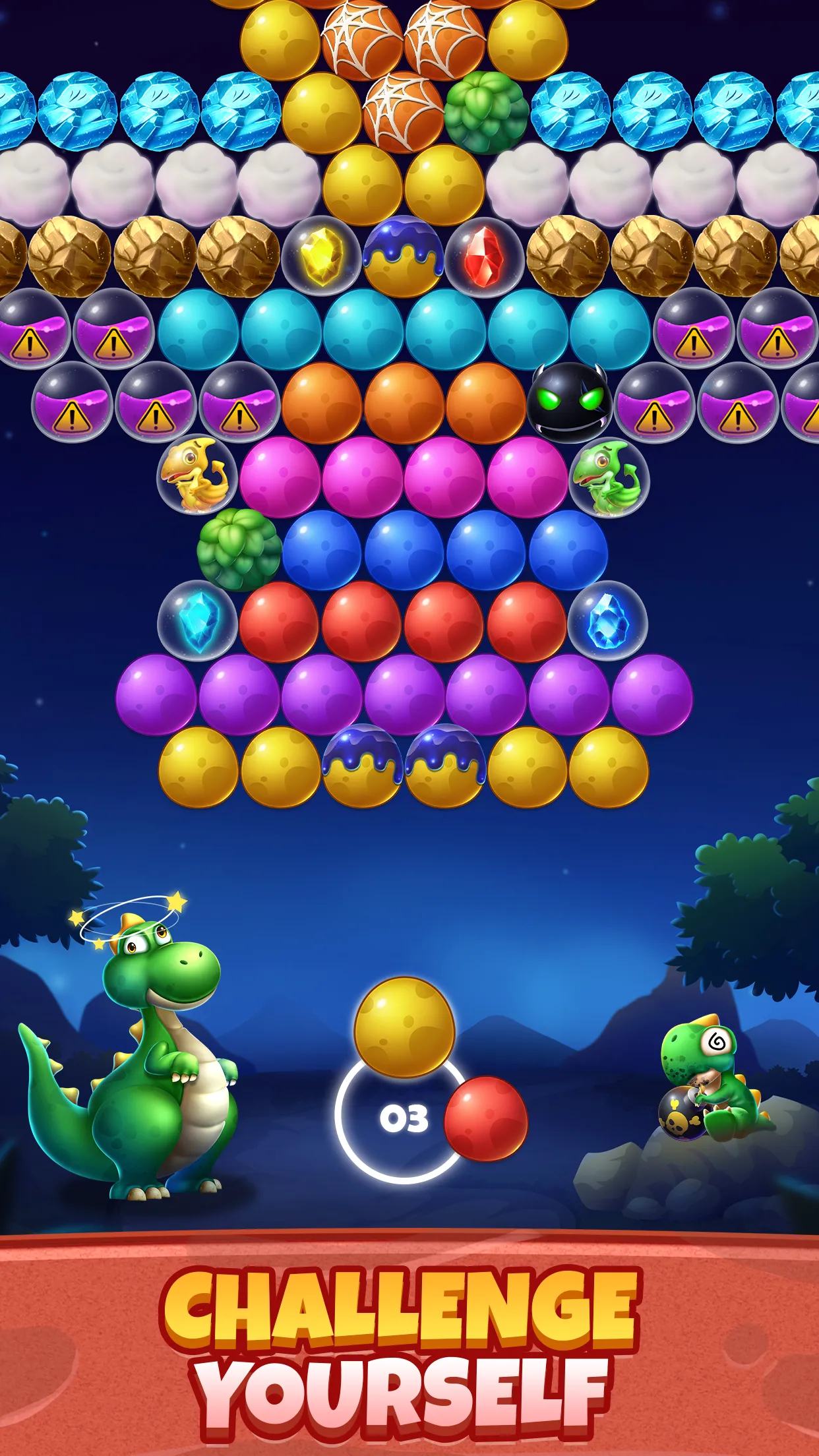 Bubble Shooter Primitive Eggs | Indus Appstore | Screenshot