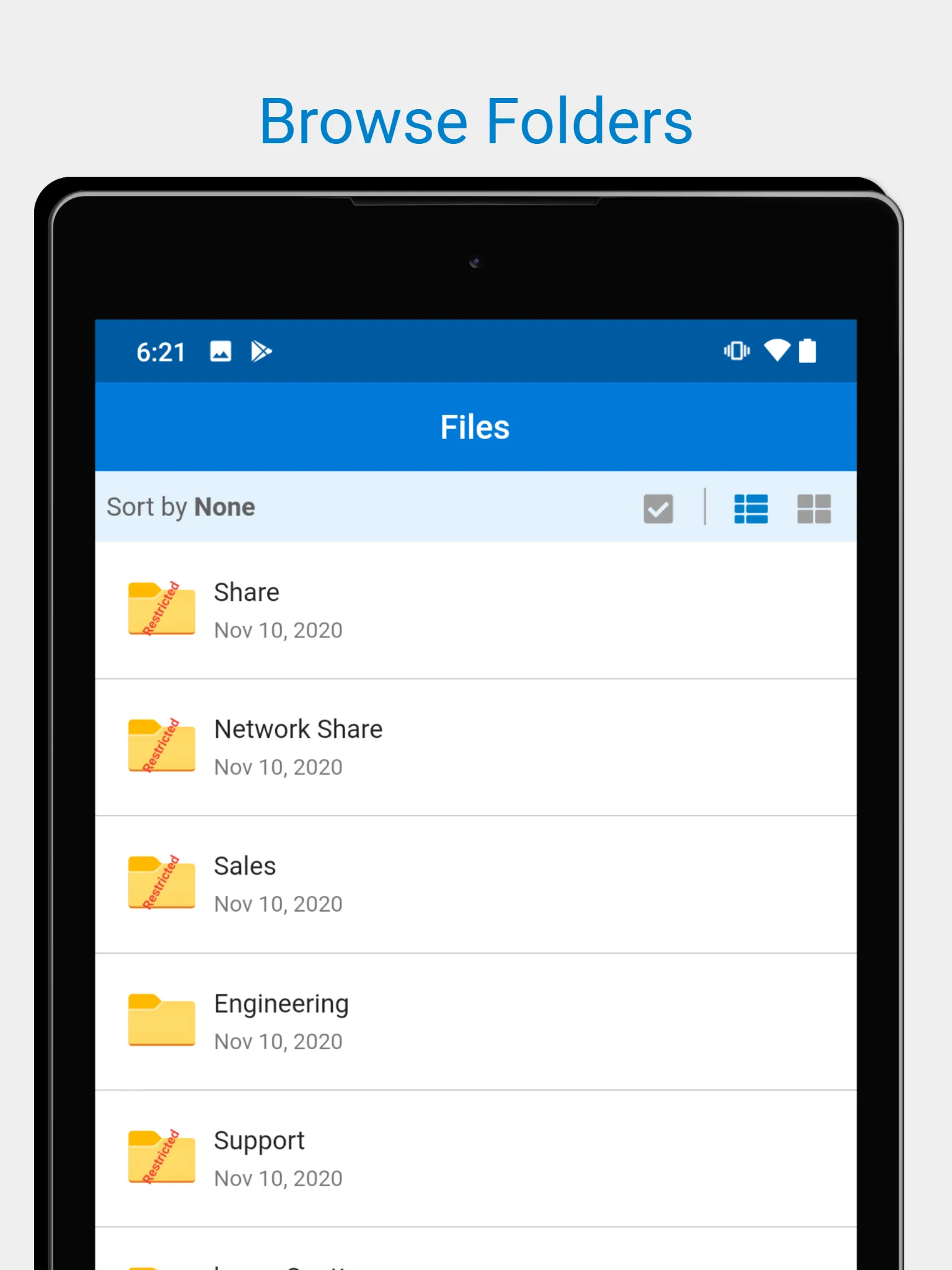 MyWorkDrive File Access | Indus Appstore | Screenshot