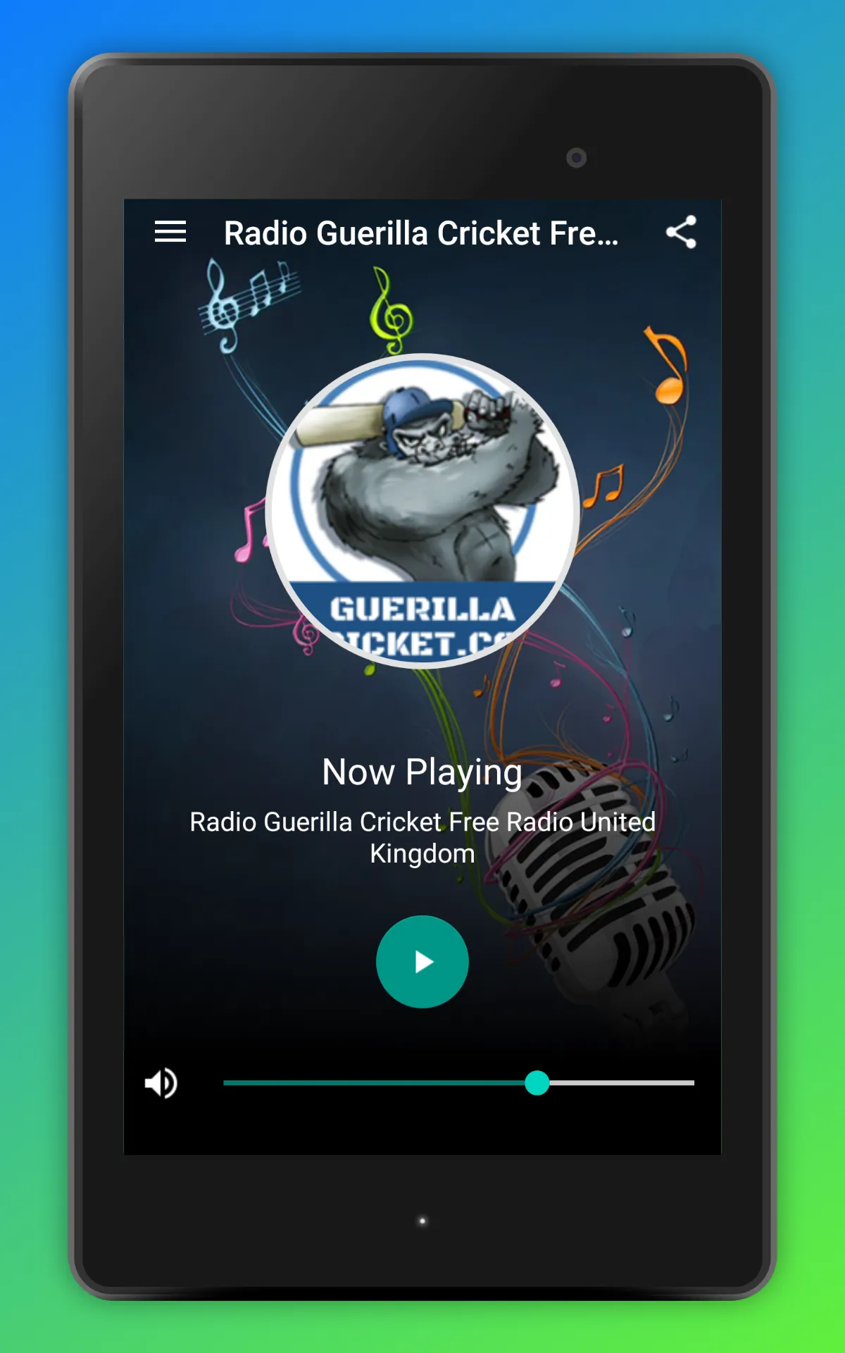 Guerilla Cricket Radio Online | Indus Appstore | Screenshot