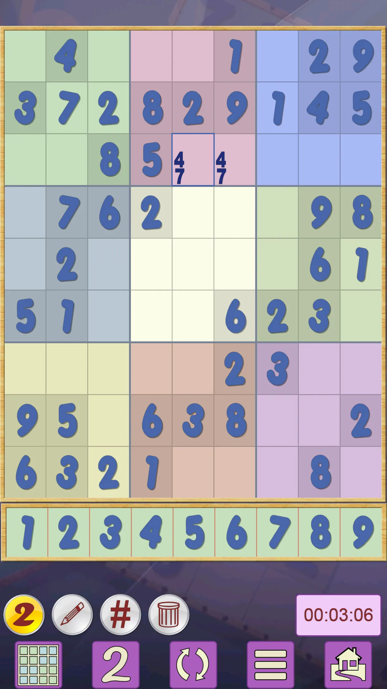 Sudoku V+, fun sudoku puzzles | Indus Appstore | Screenshot