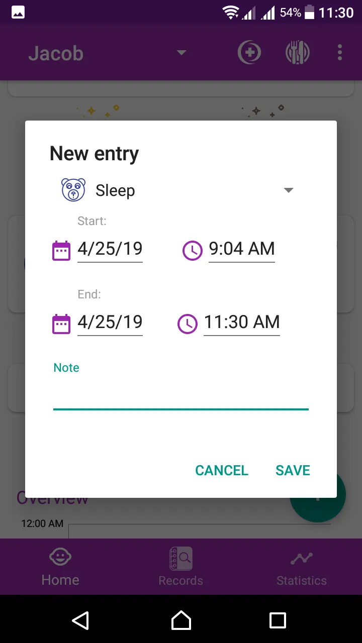 BabyAppy: breastfeeding, sleep | Indus Appstore | Screenshot