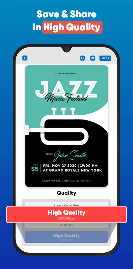Poster Maker - Flyer Designer | Indus Appstore | Screenshot
