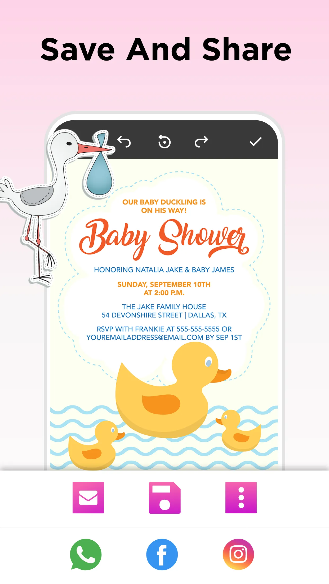 Invitation Card Maker & Design | Indus Appstore | Screenshot