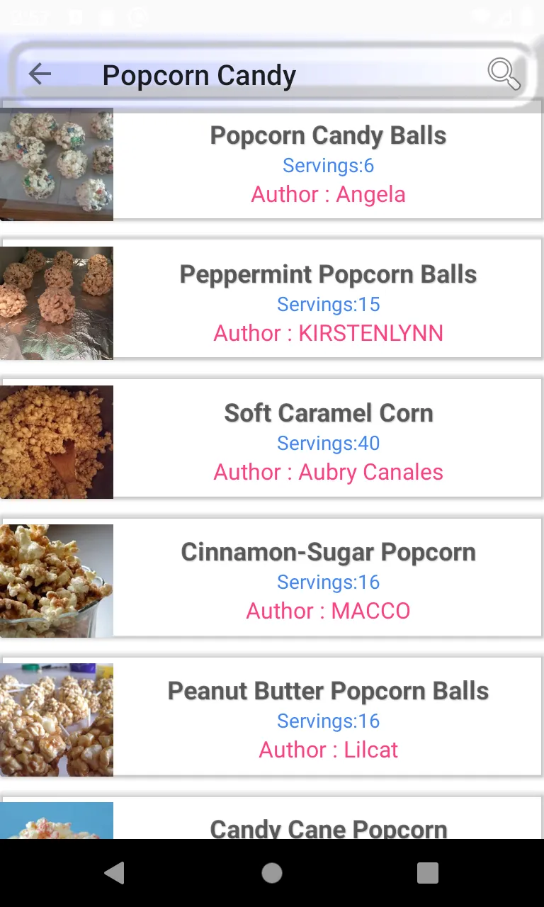 candy recipe | Indus Appstore | Screenshot