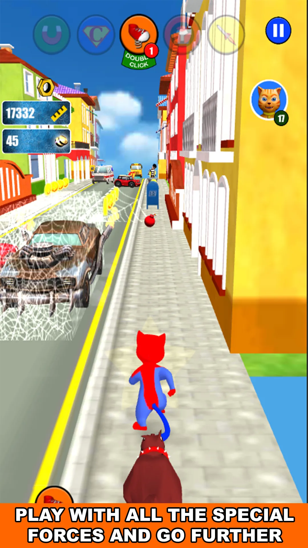 Super Hero Cat Run | Indus Appstore | Screenshot