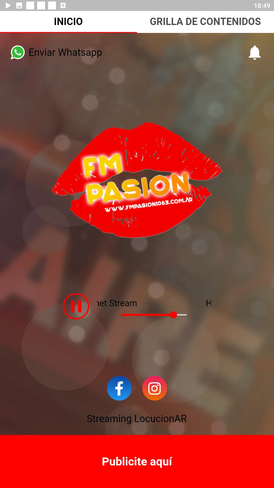 FM Pasion 106.3 | Indus Appstore | Screenshot