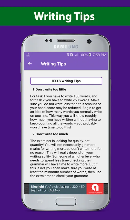 IELTS Writing App 2024 | Indus Appstore | Screenshot