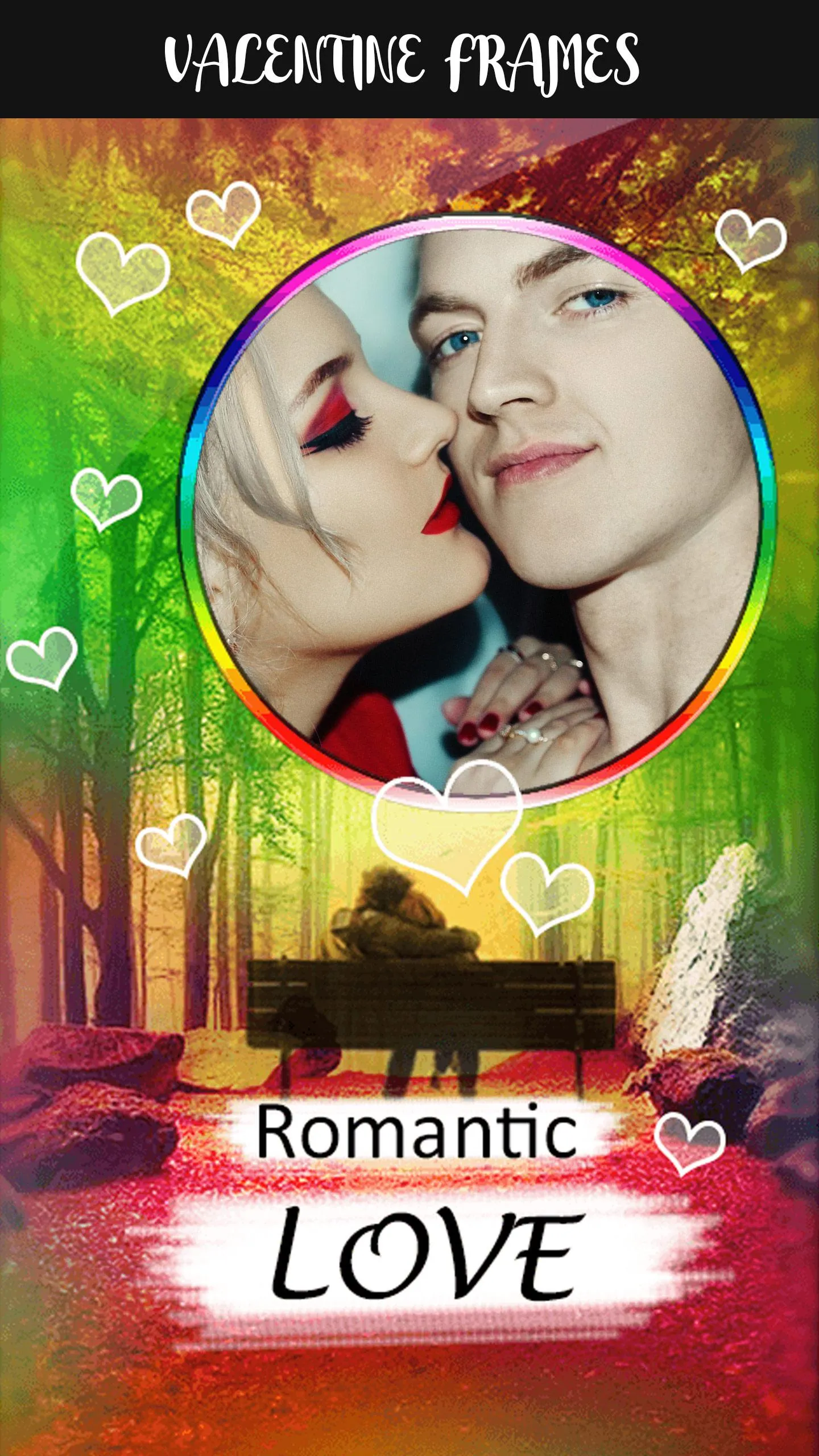 Valentine Day Photo Frames | Indus Appstore | Screenshot