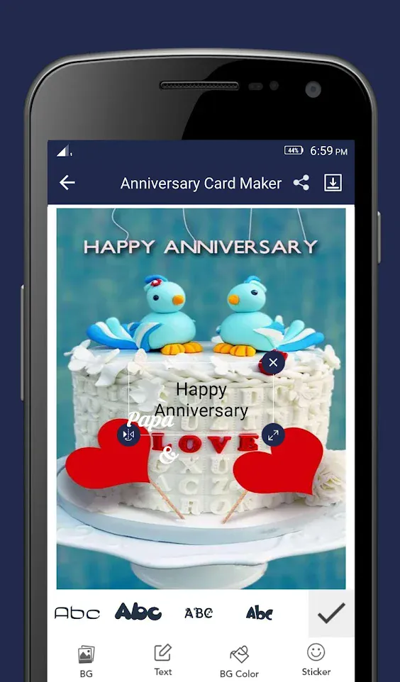 Name On Anniversary Cake Photo | Indus Appstore | Screenshot