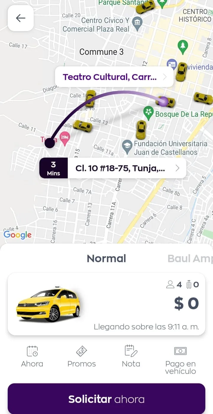 Mi taxi ya Tunja | Indus Appstore | Screenshot