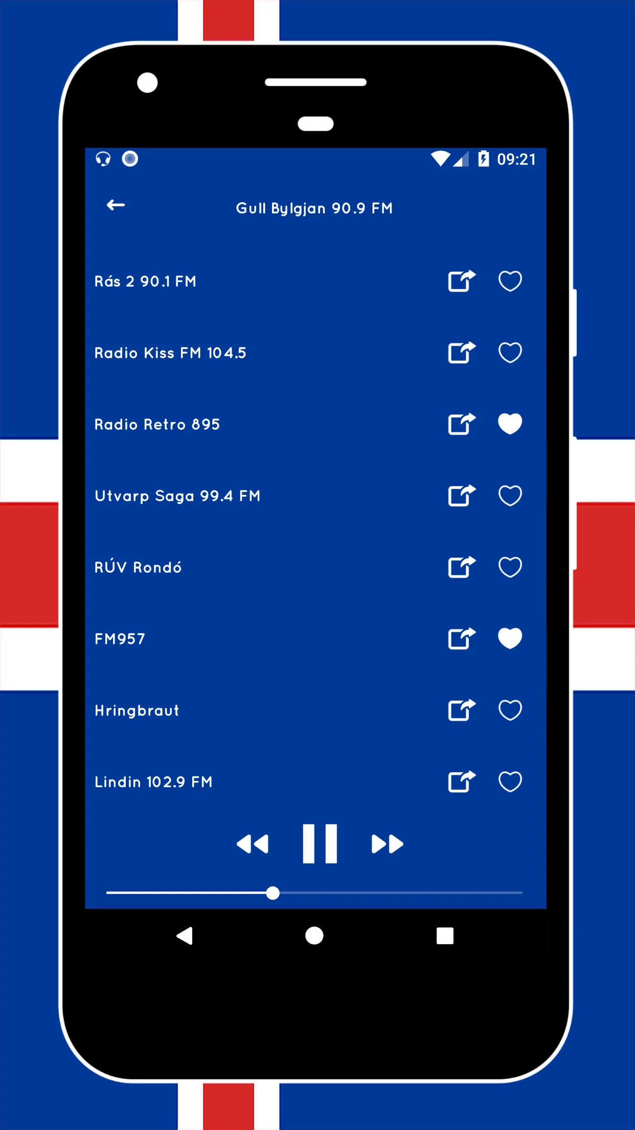 Radio Iceland - DAB Radio FM | Indus Appstore | Screenshot