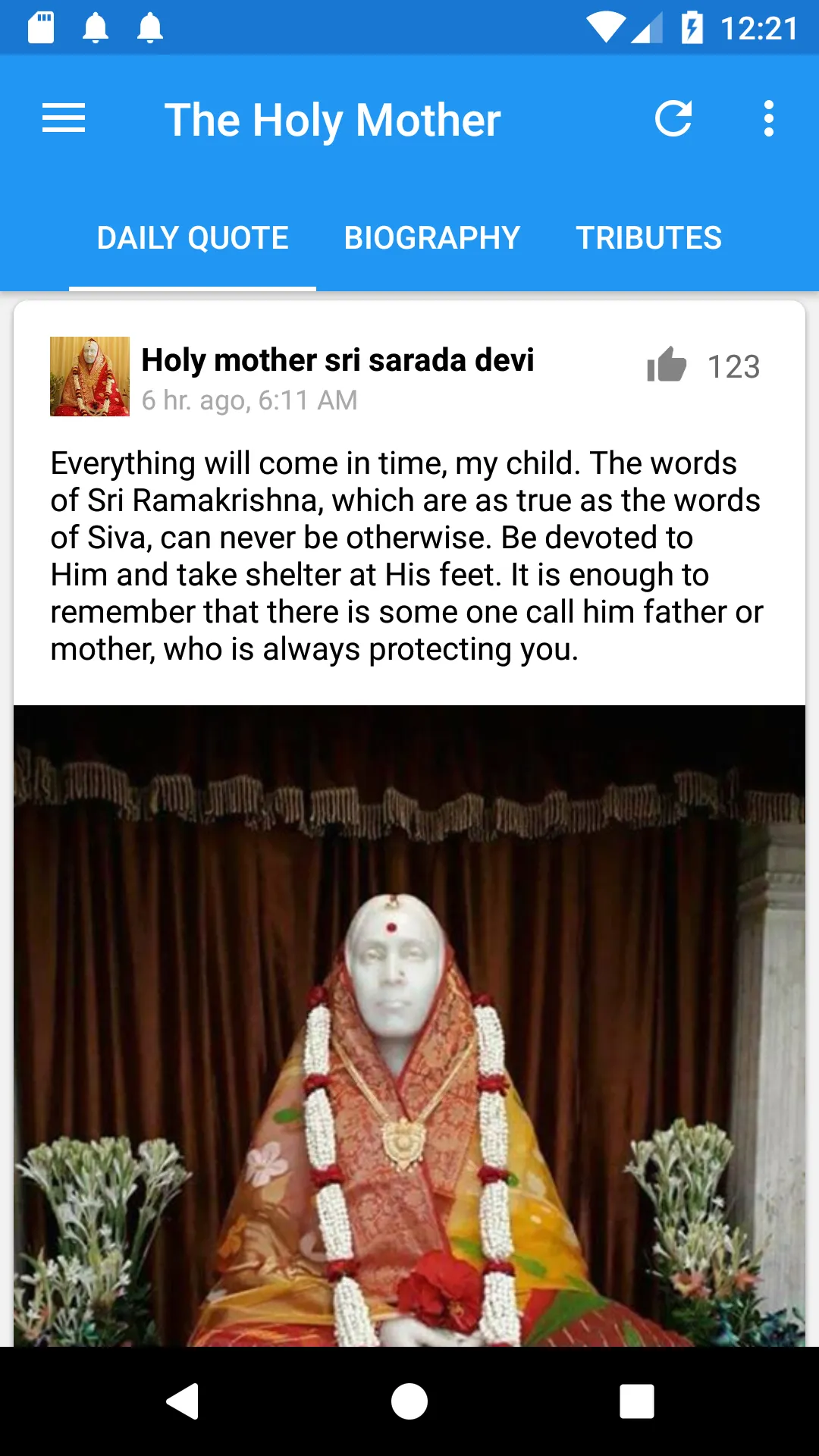 The Holy Mother | Indus Appstore | Screenshot