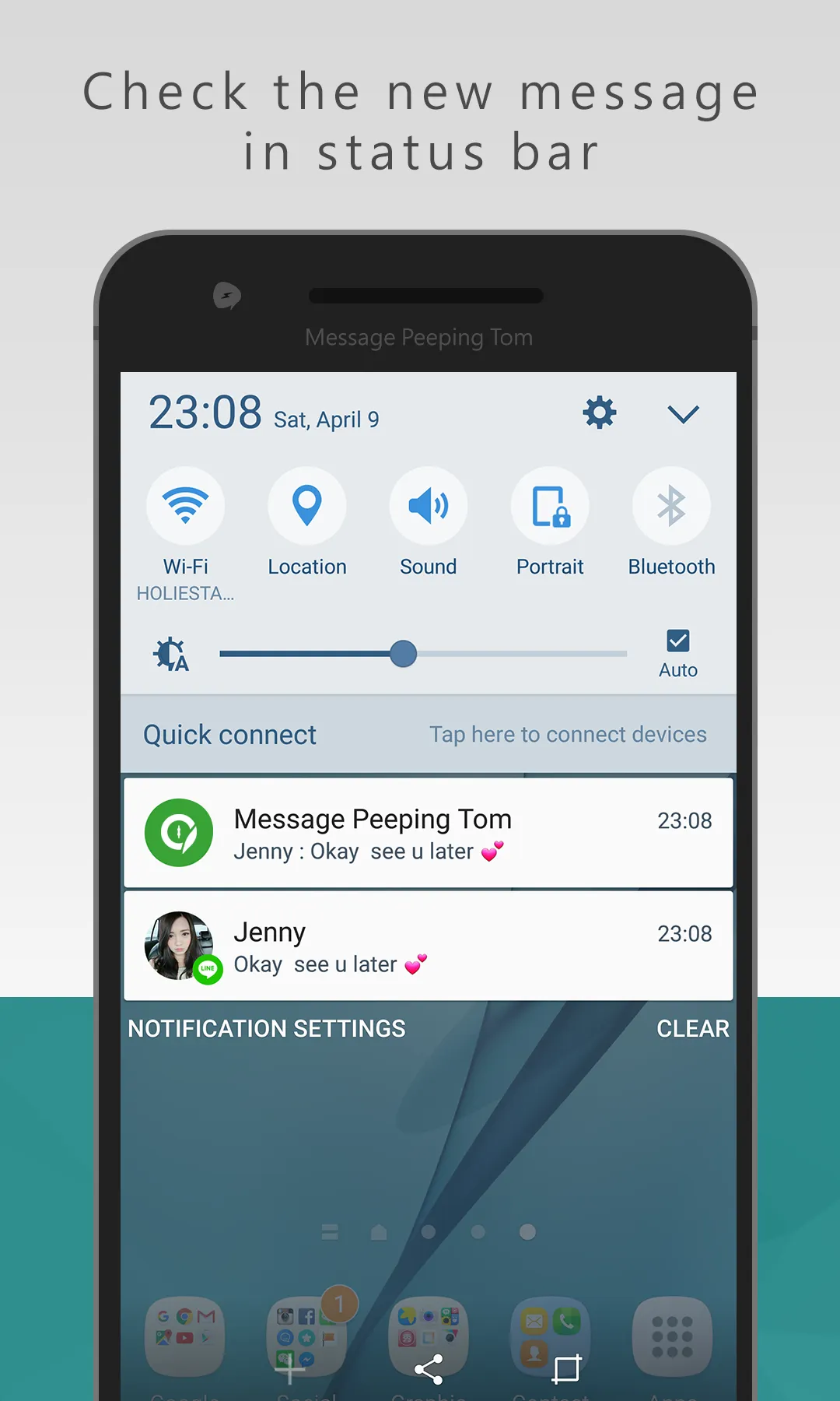 Message Peeping Tom | Indus Appstore | Screenshot