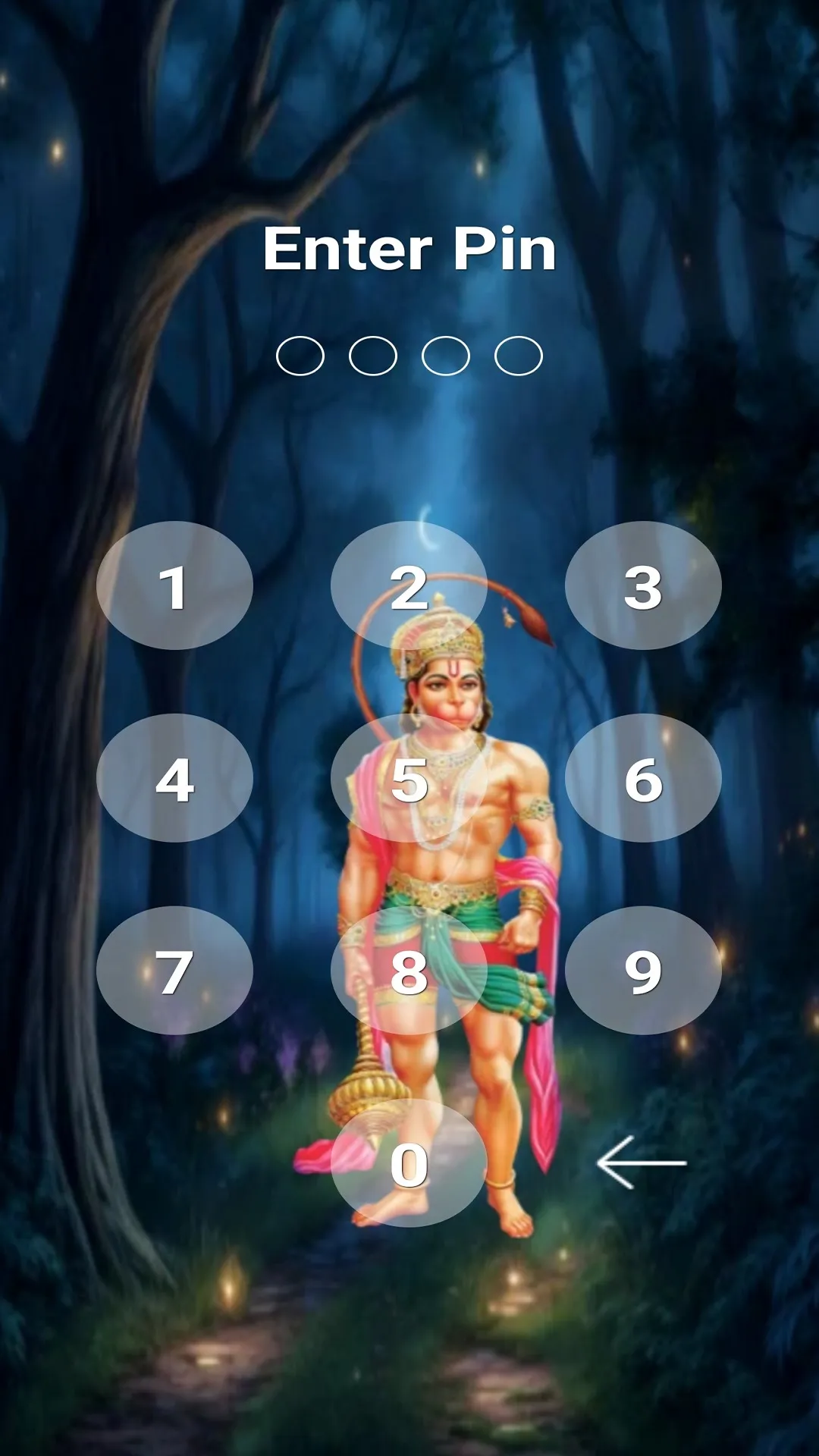 Hanuman Lock Screen | Indus Appstore | Screenshot