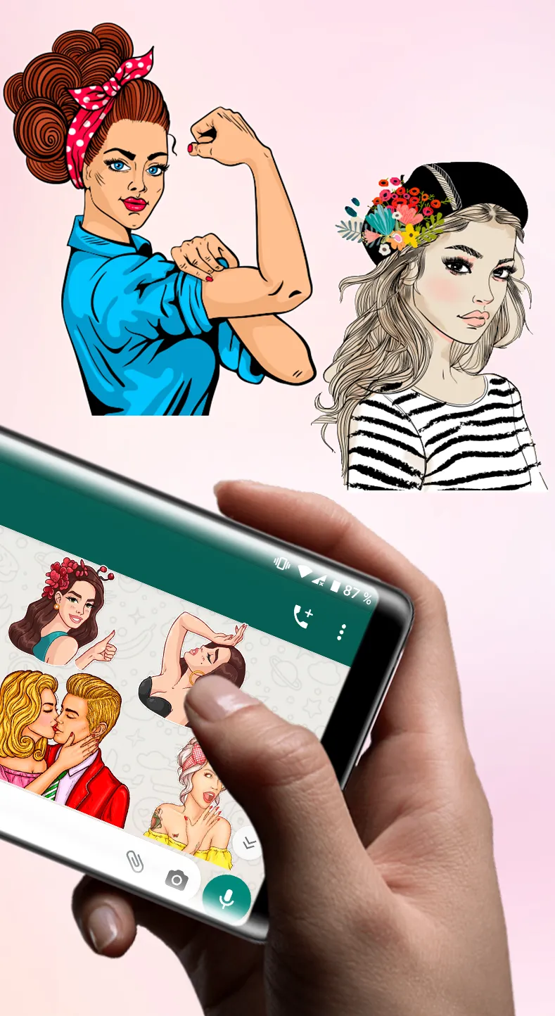 Wasticker of women | Indus Appstore | Screenshot