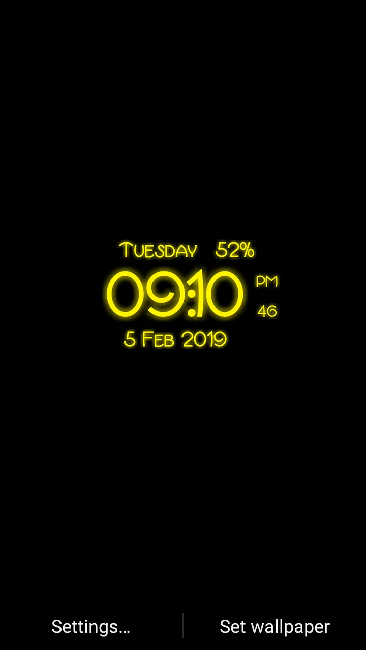 Digital Clock | Indus Appstore | Screenshot