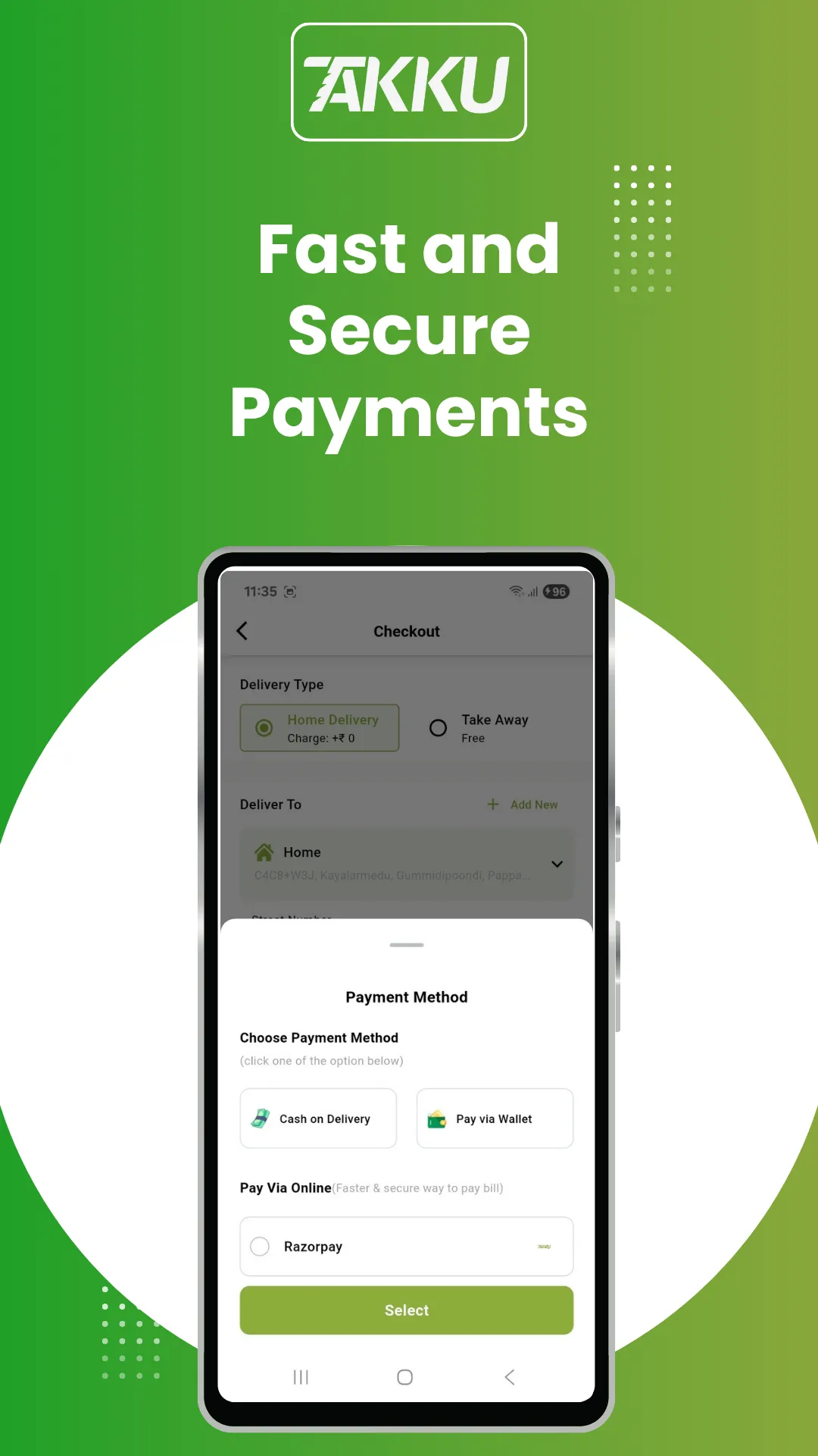 Takku: Grocery & Food Delivery | Indus Appstore | Screenshot