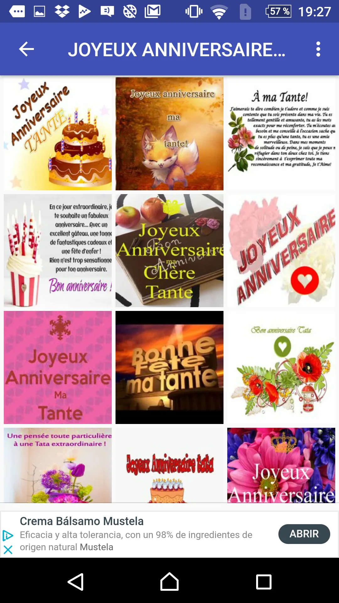 Bon anniversaire, chère tante | Indus Appstore | Screenshot