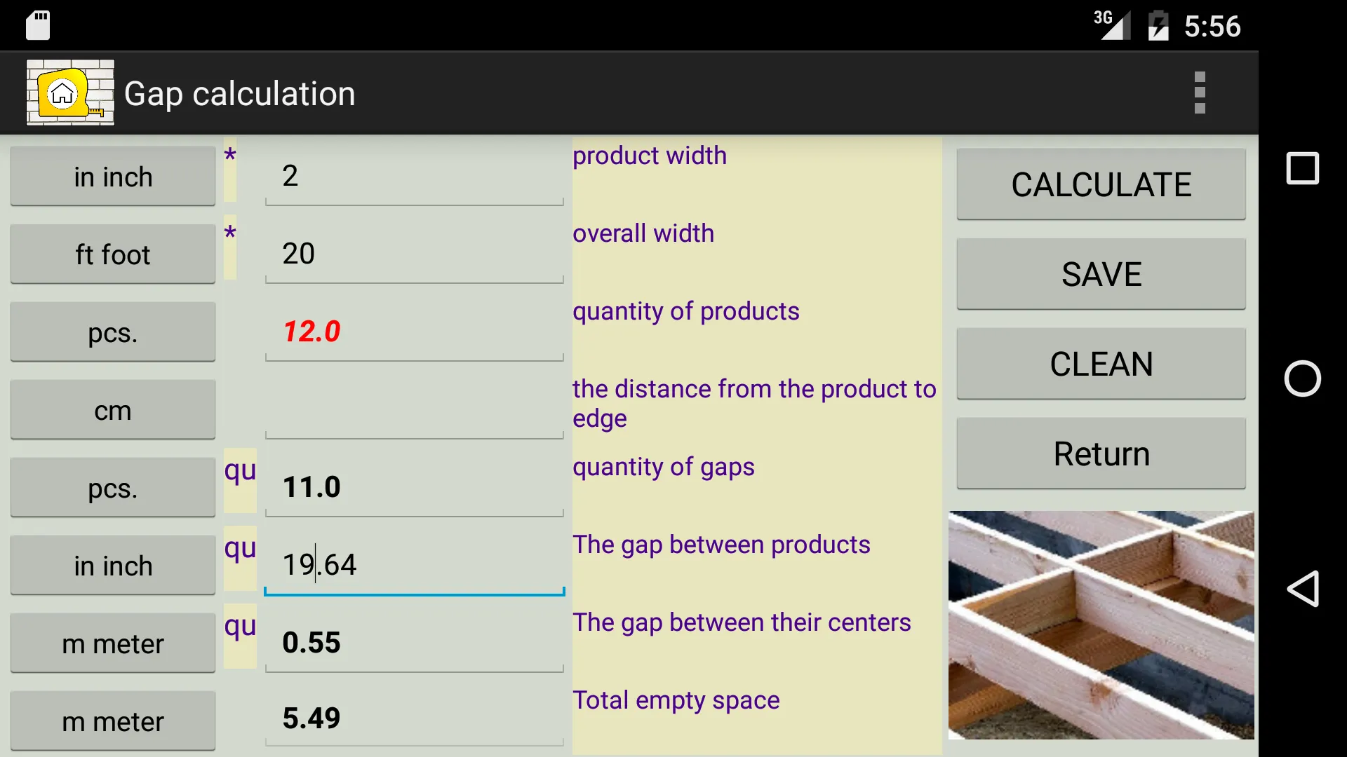 CONSTRUCTION calculator | Indus Appstore | Screenshot