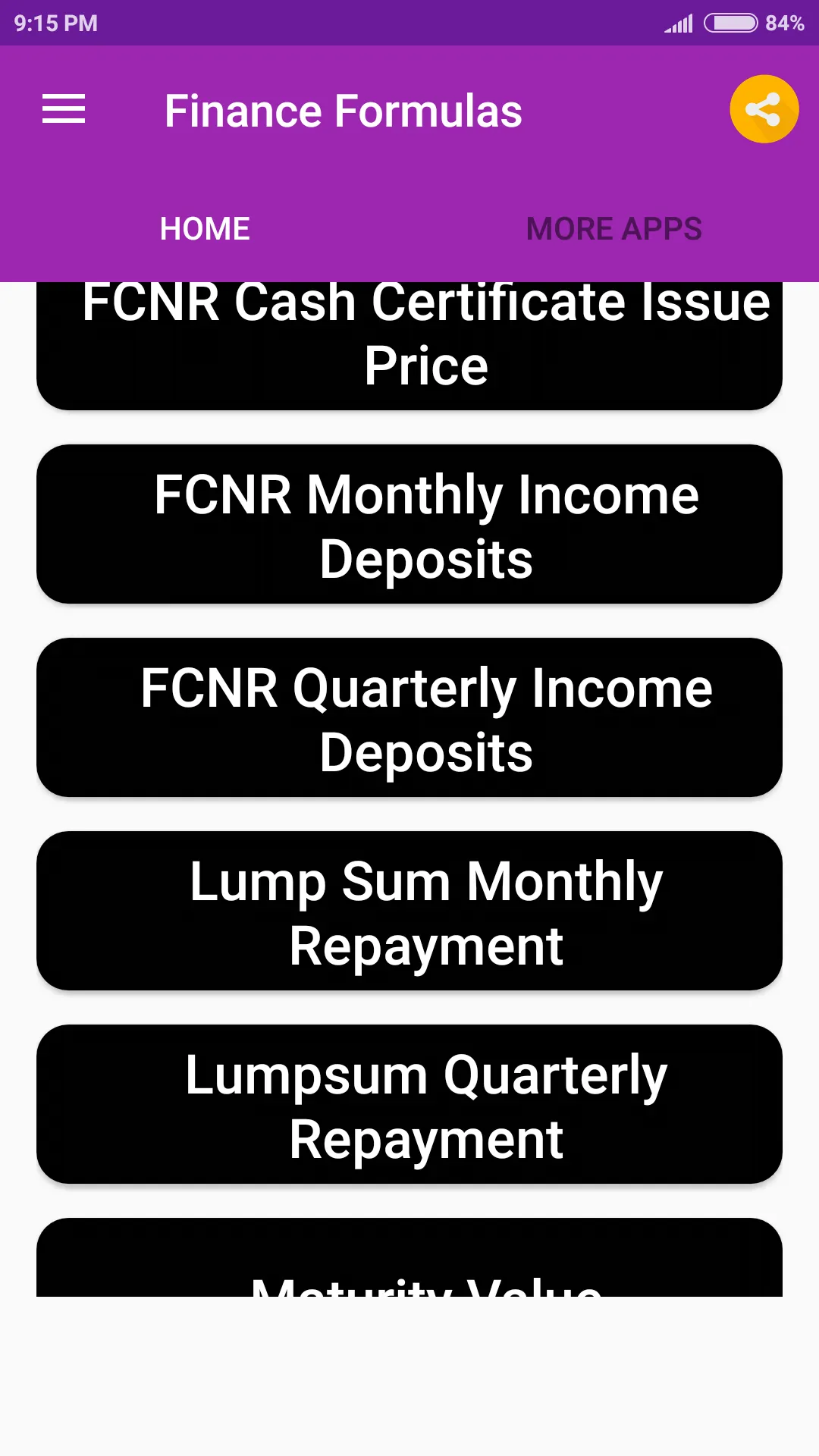 Finance Formulas | Indus Appstore | Screenshot