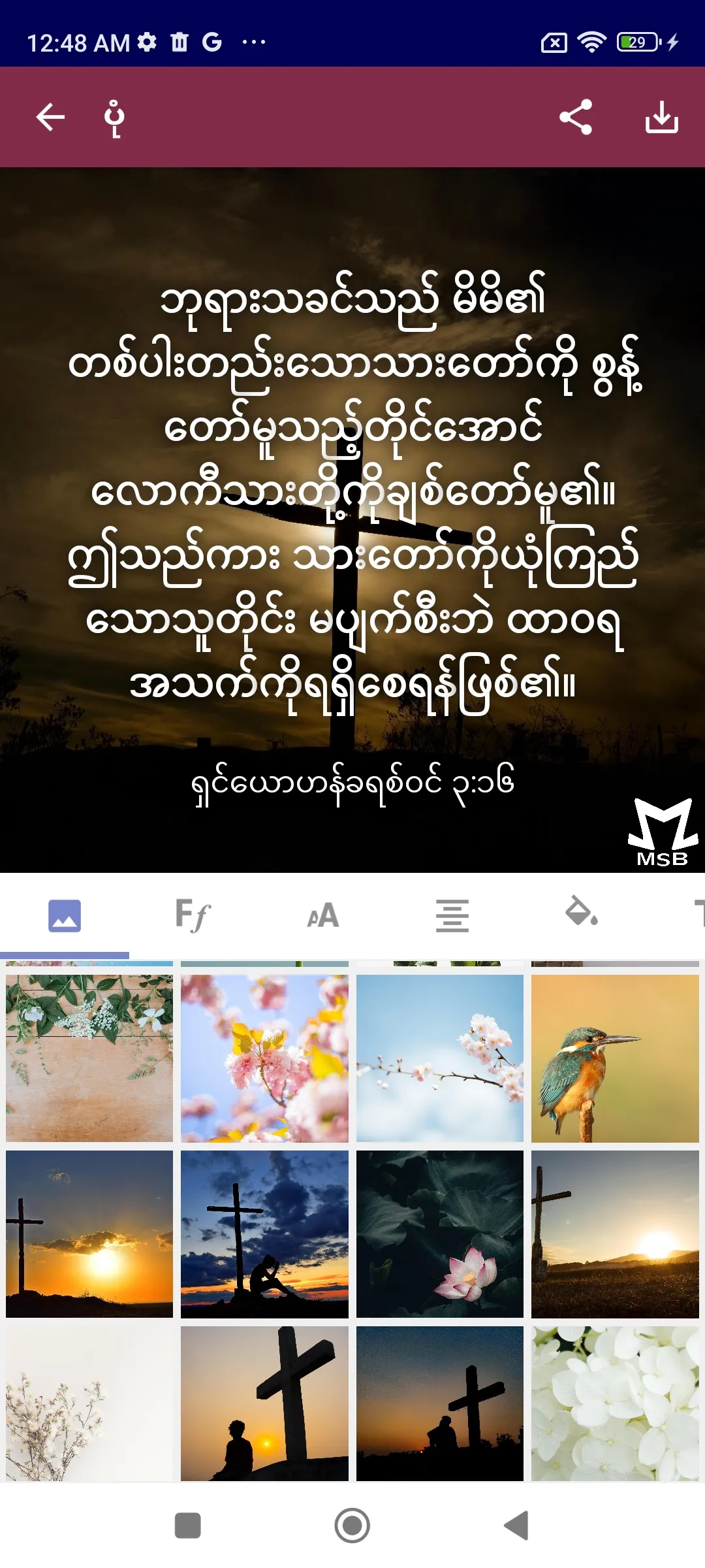 Myanmar Standard Bible | Indus Appstore | Screenshot