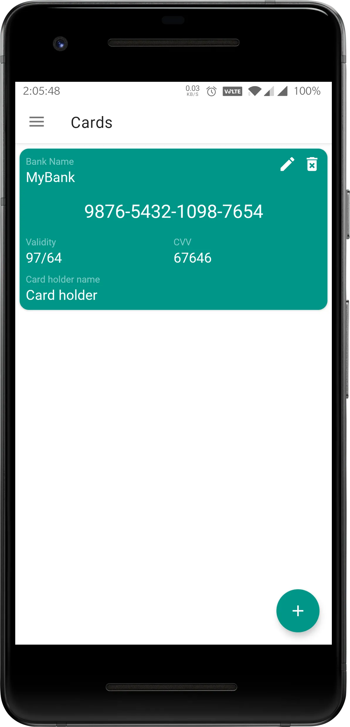 Card Holder | Indus Appstore | Screenshot