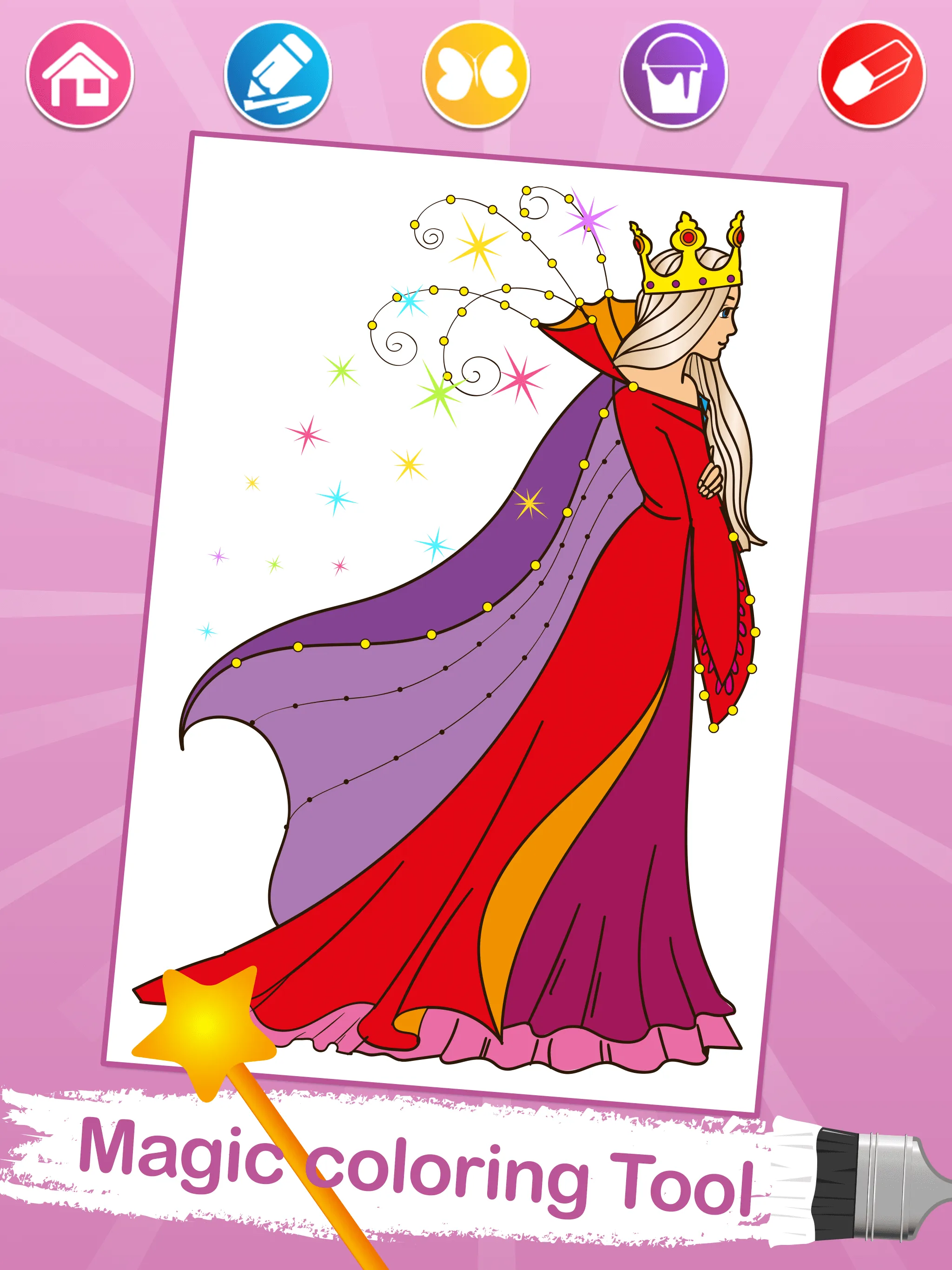 Princess Coloring Pages | Indus Appstore | Screenshot