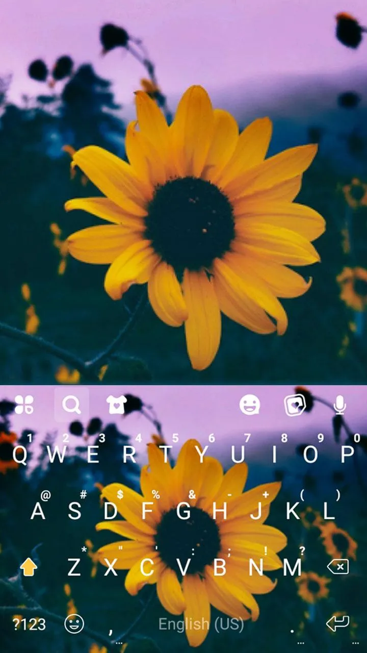 Sunflower Keyboard Theme | Indus Appstore | Screenshot