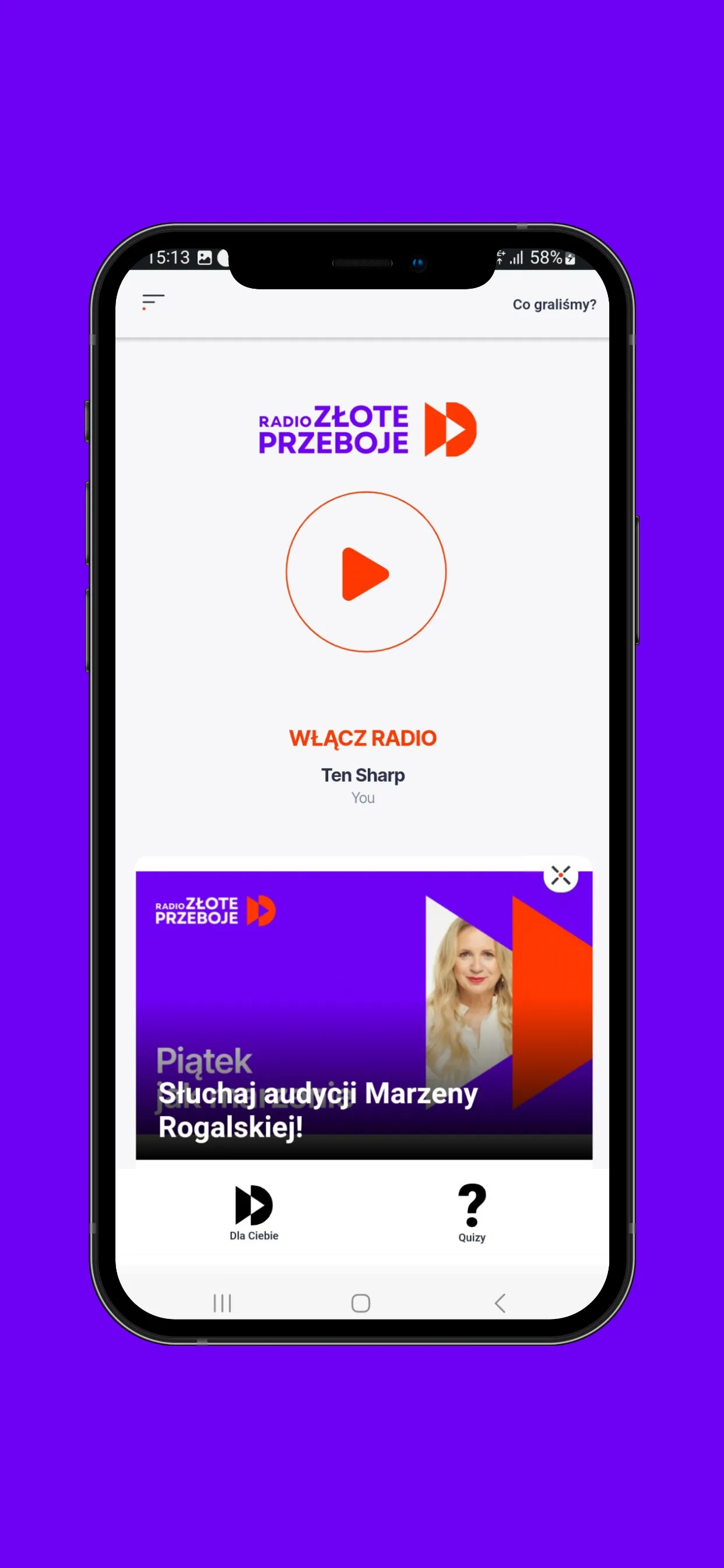 Radio Złote Przeboje | Indus Appstore | Screenshot