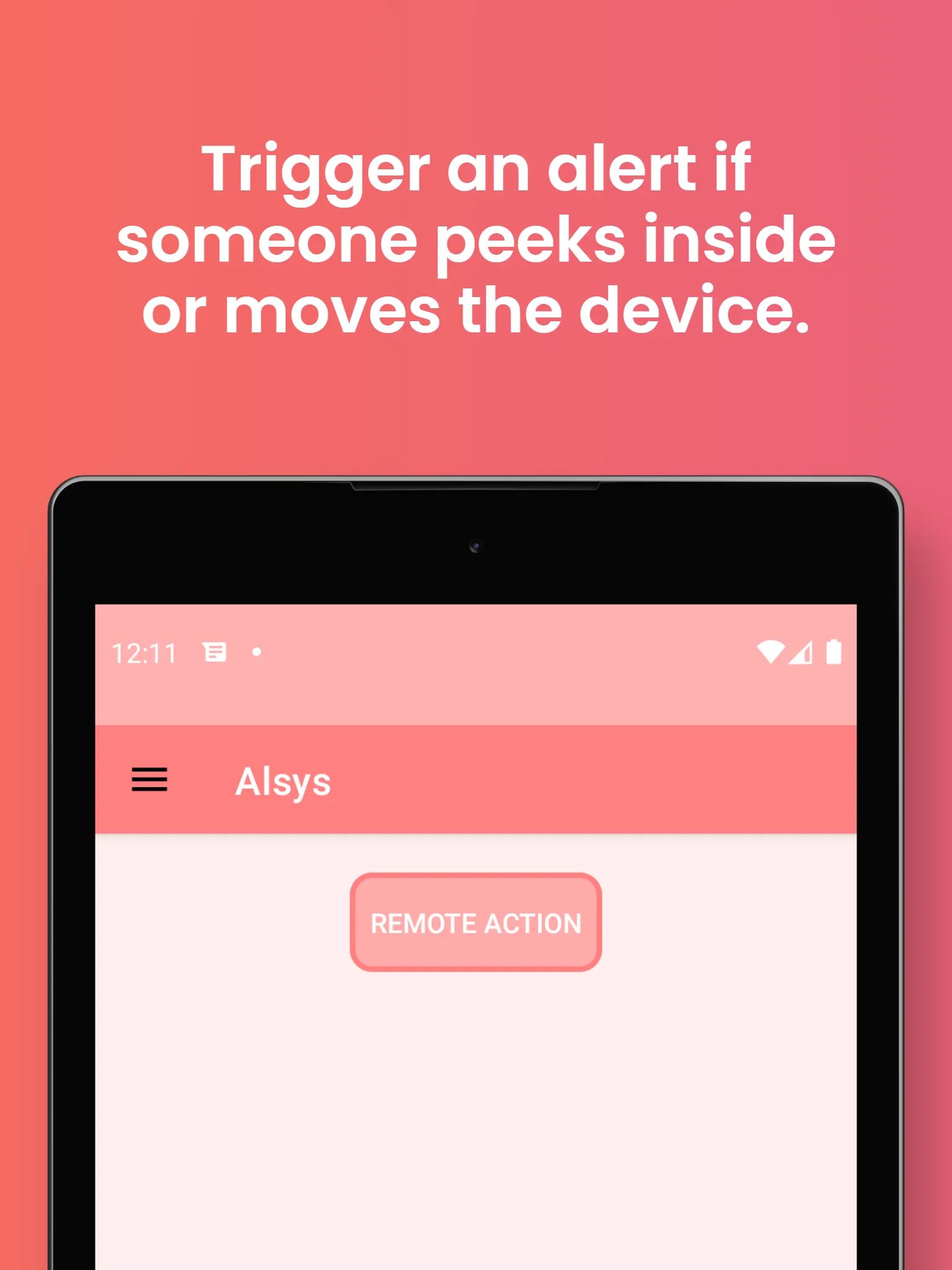 ALSYS - Don't touch my phone! | Indus Appstore | Screenshot