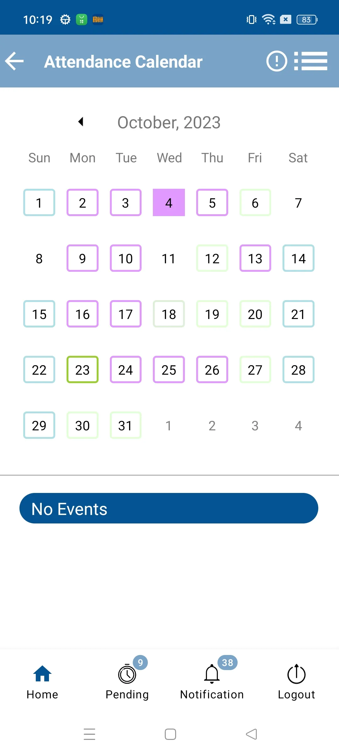NACL HRMS | Indus Appstore | Screenshot