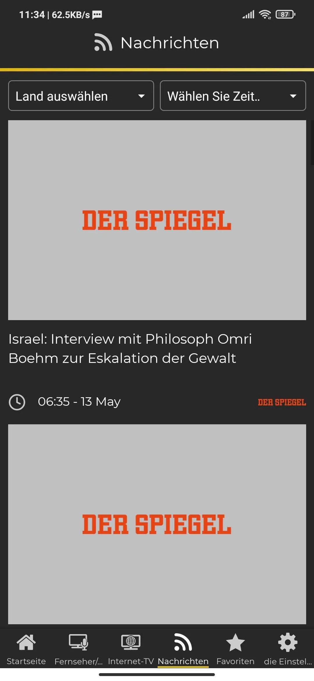 Deutsch Live | Indus Appstore | Screenshot