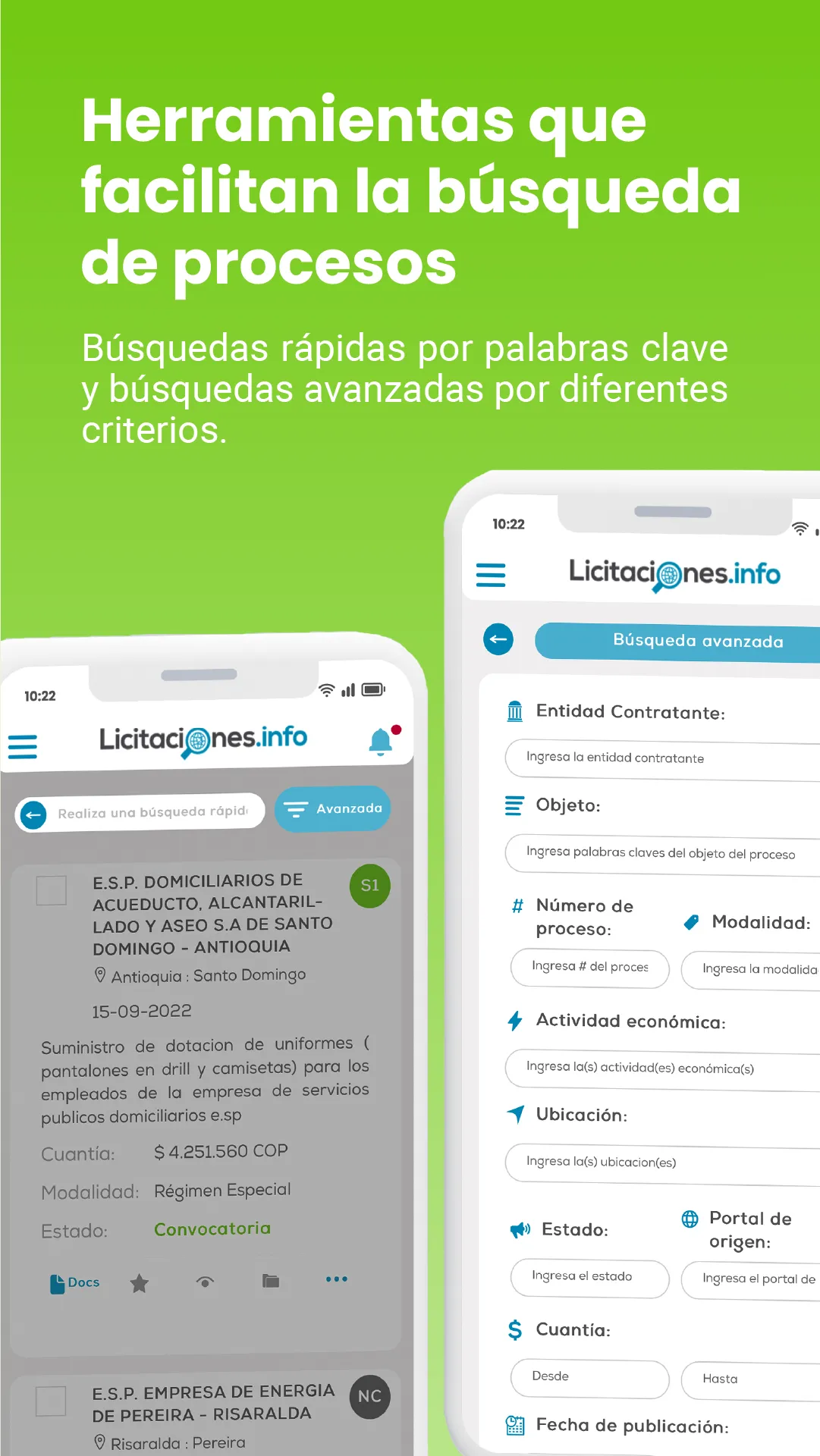 Licitaciones.info | Indus Appstore | Screenshot