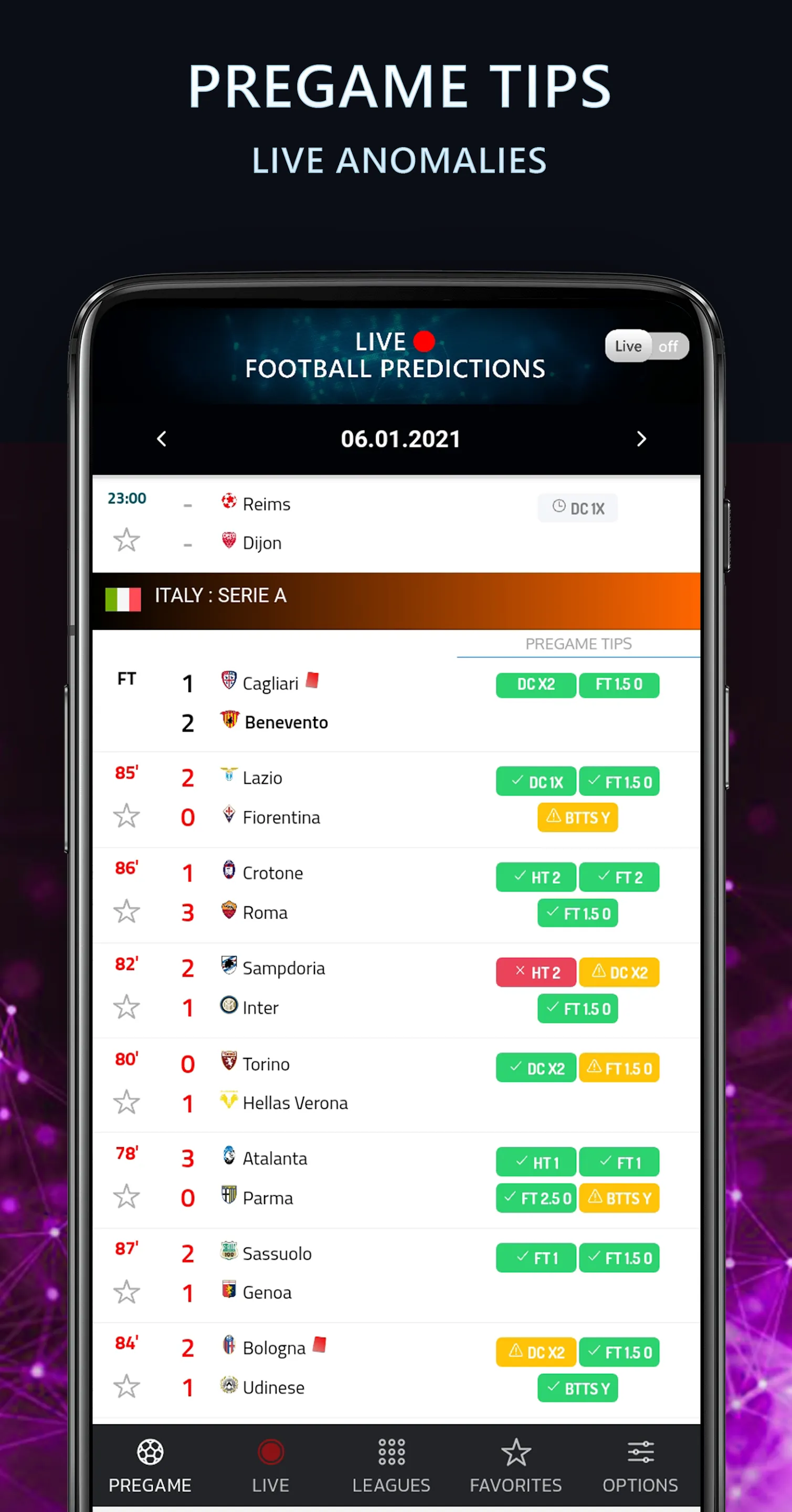 Live Football Bet Predictions | Indus Appstore | Screenshot